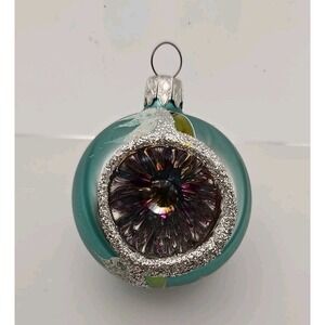 Vintage Single Indented Reflector Christmas Ornament / West Germany (439)